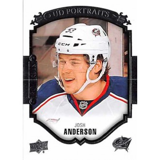 Insertní karty - Anderson Josh - 2015-16 Upper Deck UD Portraits No.P87