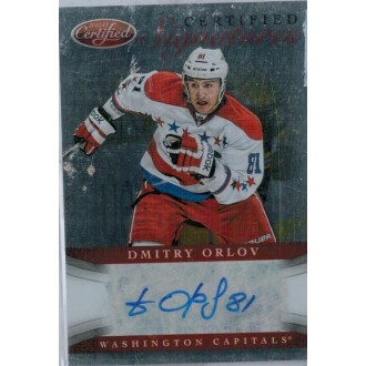 Podepsané karty - Orlov Dmitry - 2012-13 Certified Signatures No.CS-ORL