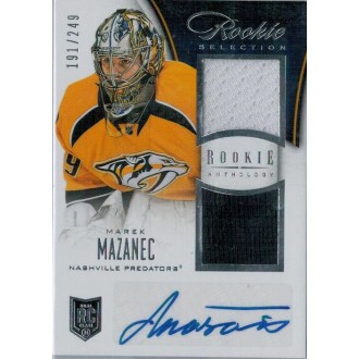 Jersey karty - Mazanec Marek - 2013-14 Rookie Anthology No.165