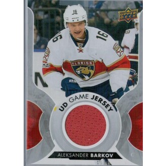 Jersey karty - Barkov Aleksander - 2017-18 Upper Deck Game Jerseys No.GJ-AB