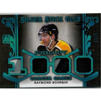 Patch karty - Bourque Ray - 2017-18 ITG Superlative Silver Stick Club Spectrum Blue No.SC-19