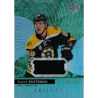 Jersey karty - Pastrňák David - 2017-18 Trilogy Green No.3