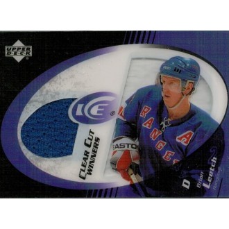 Jersey karty - Leetch Brian - 2003-04 Ice Clear Cut Winners  No.CC-BL
