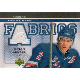 Jersey karty - Leetch Brian - 2003-04 Upper Deck Franchise Fabrics  No.FF-BL