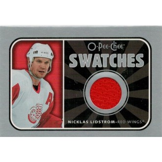 Jersey karty - Lidstrom Nicklas - 2006-07 O-Pee-Chee Swatches No.S-NL