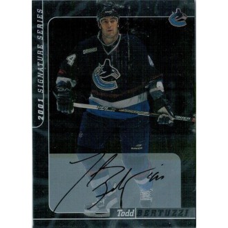 Podepsané karty - Bertuzzi Todd - 2000-01 BAP Signature Series Autographs  No.60