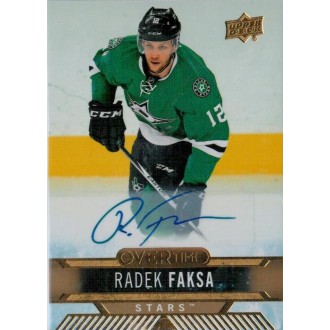 Podepsané karty - Faksa Radek - 2017-18 Upper Deck Overtime Gold No.3