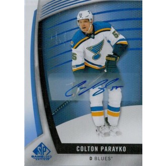 Podepsané karty - Parayko Colton - 2017-18 SP Game Used Autographs Blue No.51