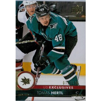 Paralelní karty - Hertl Tomáš - 2017-18 Upper Deck Exclusives No.401