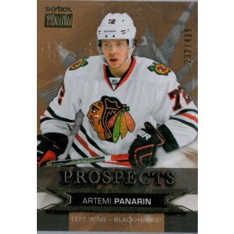 Insertní karty - Panarin Artemi - 2015-16 Fleer Showcase SkyBox Premium Prospects No.S8