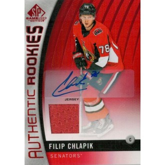 Podepsané karty - Chlapík Filip - 2017-18 SP Game Used Red No.129