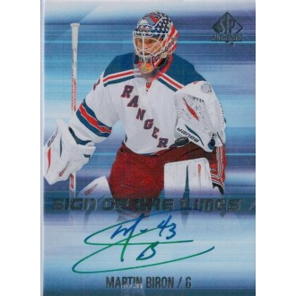 Podepsané karty - Biron Martin - 2015-16 SP Authentic Sign of the Times No.SOTT-MB