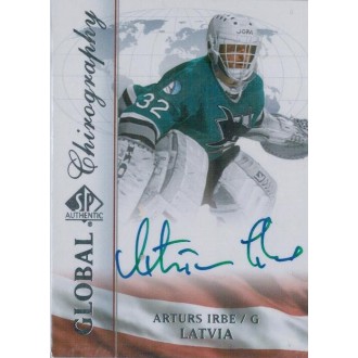 Podepsané karty - Irbe Arturs - 2015-16 SP Authentic Global Chirography No.LAT-AI