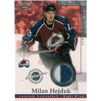 Jersey karty - Hejduk Milan - 2002-03 Exclusive Jerseys No.5