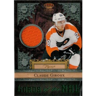 Jersey karty - Giroux Claude - 2011-12 Crown Royale Lords of the NHL Materials No.17