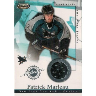 Jersey karty - Marleau Patrick - 2002-03 Exclusive Jersey - black No.22