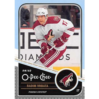 Řadové karty - Vrbata Radim - 2011-12 O-Pee-Chee No.313