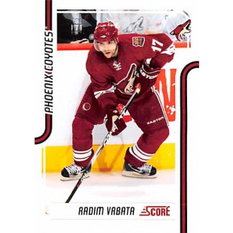 Řadové karty - Vrbata Radim - 2011-12 Score No.358