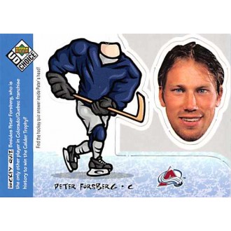 Insertní karty - Forsberg Peter - 1998-99 UD Choice Mini Bobbing Head No.BH14