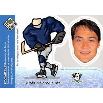 Insertní karty - Selanne Teemu - 1998-99 UD Choice Mini Bobbing Head No.BH15