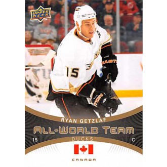 Insertní karty - Getzlaf Ryan - 2010-11 Upper Deck All World Team No.AW26