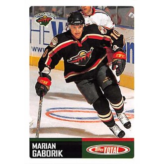 Insertní karty - Gáborík Marián - 2002-03 Topps Total Team Checklists No.TTC15