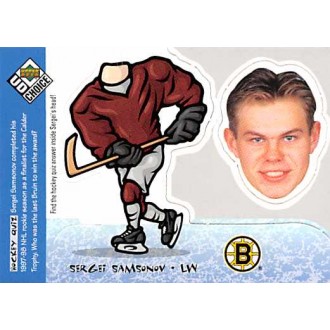 Insertní karty - Samsonov Sergei - 1998-99 UD Choice Mini Bobbing Head No.BH22