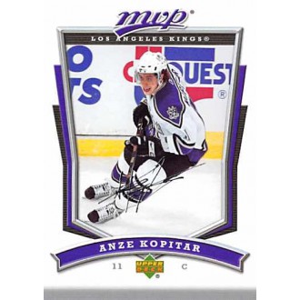 Řadové karty - Kopitar Anze - 2007-08 MVP No.156