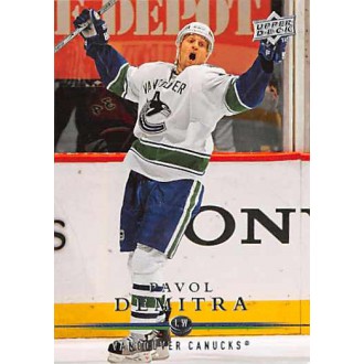 Řadové karty - Demitra Pavol - 2008-09 Upper Deck No.435