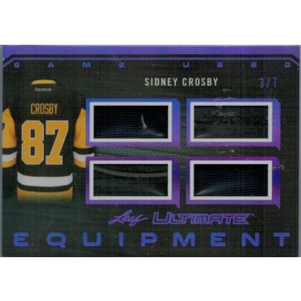 Exkluzivní karty - Crosby Sidney - 2017-18 Leaf Ultimate Equipment Purple Spectrum No.UE-14