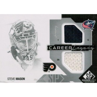 Jersey karty - Mason Steve - 2014-15 SP Game Used Career Legacy Jerseys - black, white No.CL-SM