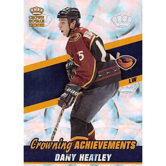 Insertní karty - Heatley Dany - 2001-02 Crown Royale Crowning Achievements No.1