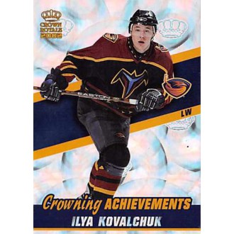 Insertní karty - Kovalchuk Ilya - 2001-02 Crown Royale Crowning Achievements No.2