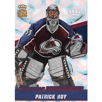 Insertní karty - Roy Patrick - 2001-02 Crown Royale Crowning Achievements No.12