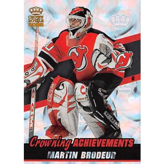 Insertní karty - Brodeur Martin - 2001-02 Crown Royale Crowning Achievements No.17