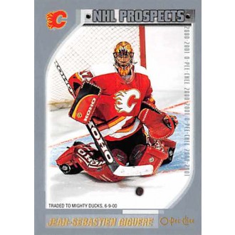 Řadové karty - Giguere Jean-Sebastien - 2000-01 O-Pee-Chee No.319