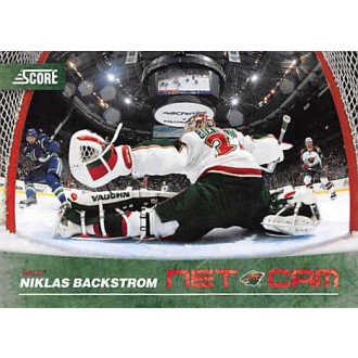 Insertní karty - Backstrom Niklas - 2010-11 Score Net Cam No.17
