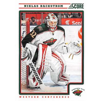 Řadové karty - Backstrom Niklas - 2012-13 Score No.243