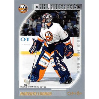Řadové karty - Luongo Roberto - 2000-01 O-Pee-Chee No.271