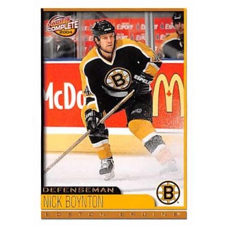 Řadové karty - Boynton Nick - 2003-04 Complete No.150