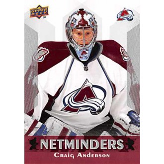 Insertní karty - Anderson Craig - 2010-11 Upper Deck Netminders No.N6