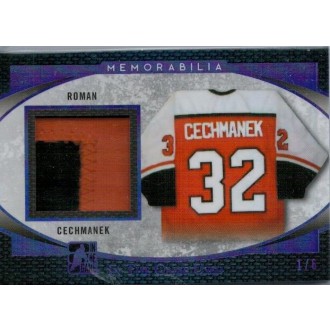 Patch karty - Čechmánek Roman - 2017-18 Leaf ITG Used Patches Purple Spectrum No.GUP-38