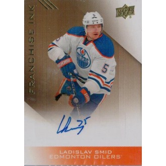 Podepsané karty - Šmíd Ladislav - 2013-14 Upper Deck Edmonton Oilers Franchise Ink No.FI-LS