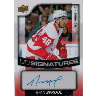 Podepsané karty - Sproul Ryan - 2015-16 Upper Deck Signatures No.UDS-RS