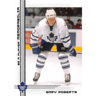 Řadové karty - Roberts Gary - 2000-01 BAP Memorabilia No.400