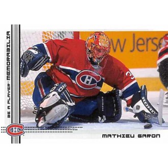 Řadové karty - Garon Mathieu - 2000-01 BAP Memorabilia No.422