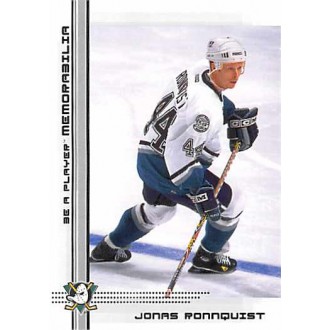 Řadové karty - Ronnqvist Jonas - 2000-01 BAP Memorabilia No.427
