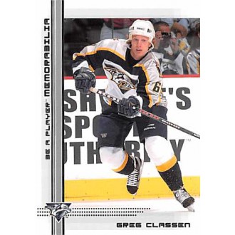 Řadové karty - Classen Greg - 2000-01 BAP Memorabilia No.442