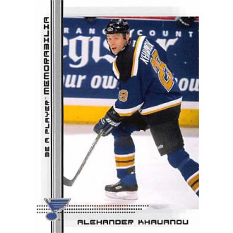 Řadové karty - Khavanov Alexander - 2000-01 BAP Memorabilia No.455