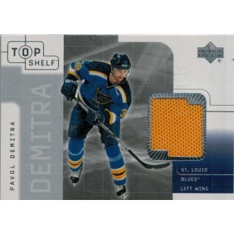 Jersey karty - Demitra Pavol - 2001-02 Top Shelf Jerseys No.TJ-PD